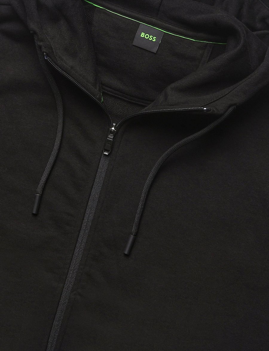 BOSS - SW_Hoodie FZ - sweatshirts - black - 2