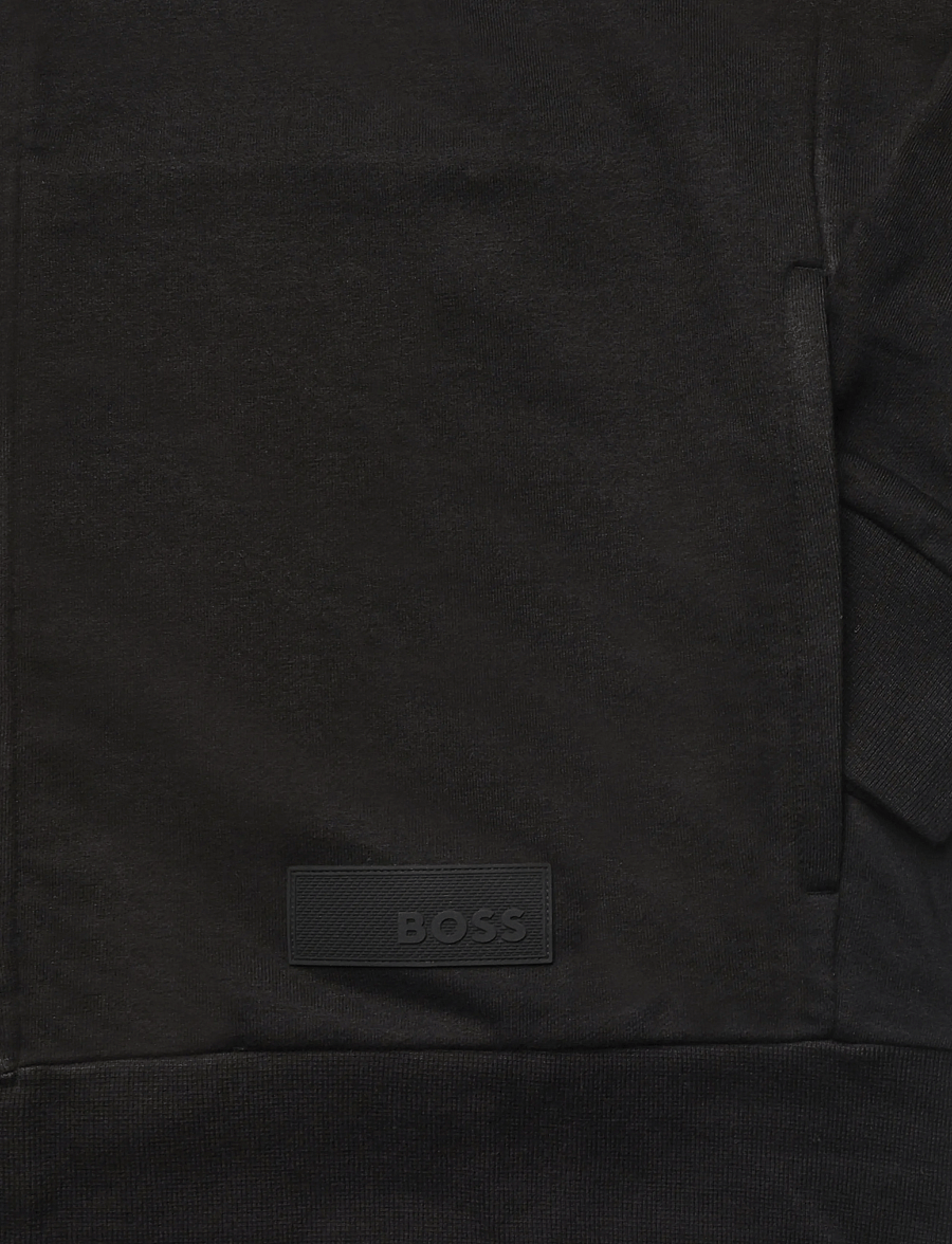 BOSS - SW_Hoodie FZ - sweatshirts - black - 3
