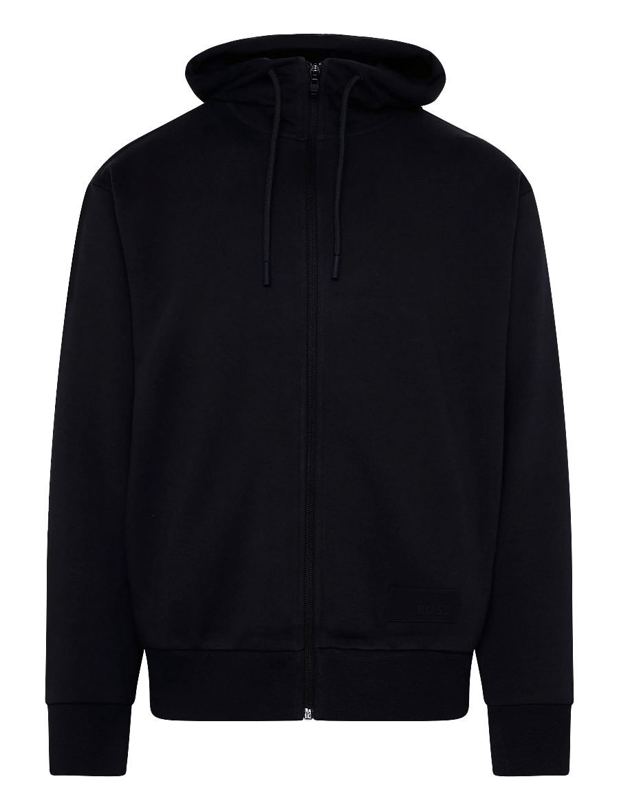 BOSS - SW_Hoodie FZ - overdele - dark blue - 0