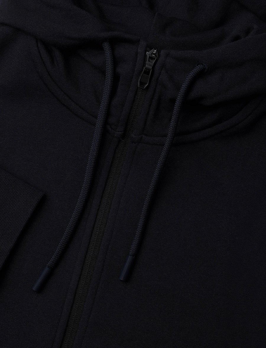 BOSS - SW_Hoodie FZ - overdele - dark blue - 2