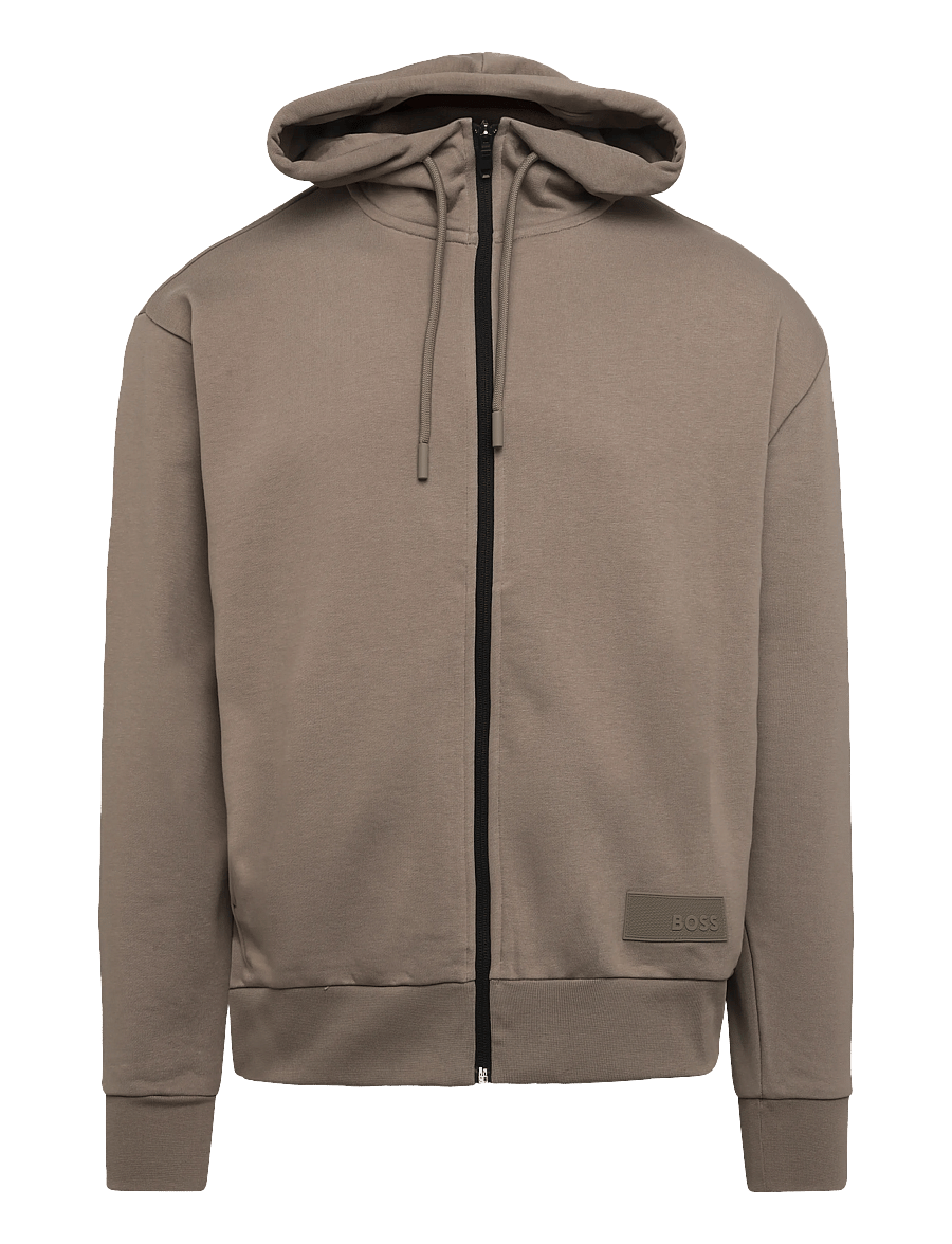 BOSS - SW_Hoodie FZ - sweatshirts - light/pastel green - 0
