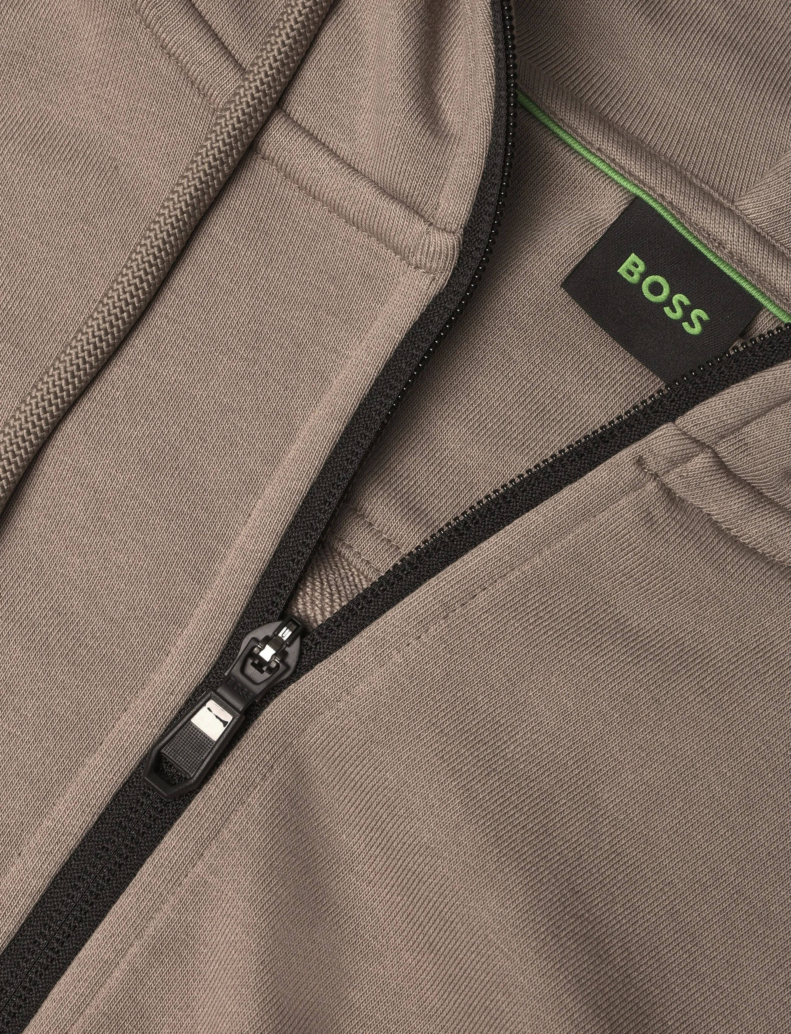 BOSS - SW_Hoodie FZ - sweatshirts - light/pastel green - 2