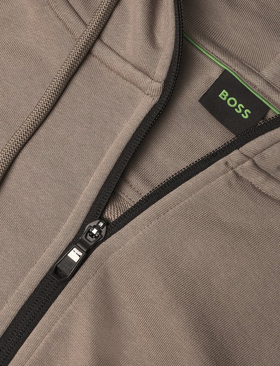 BOSS - SW_Hoodie FZ - sweatshirts - light/pastel green - 2