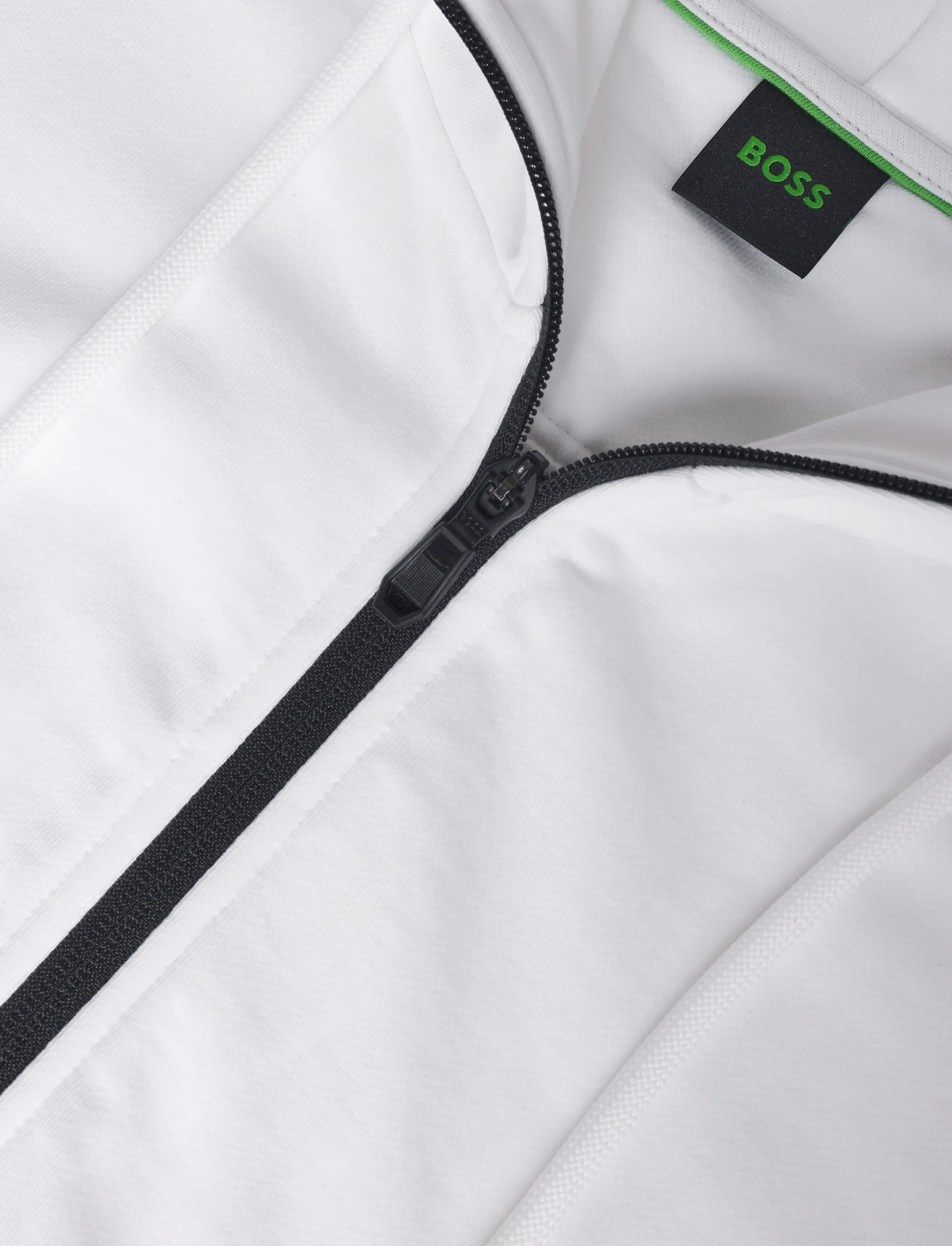 BOSS - SW_Hoodie FZ - overdele - white - 2