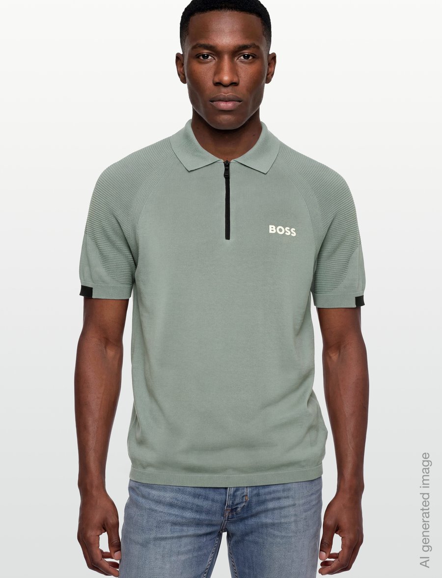 BOSS - K_Perform_Max PL - polos - open green - 3