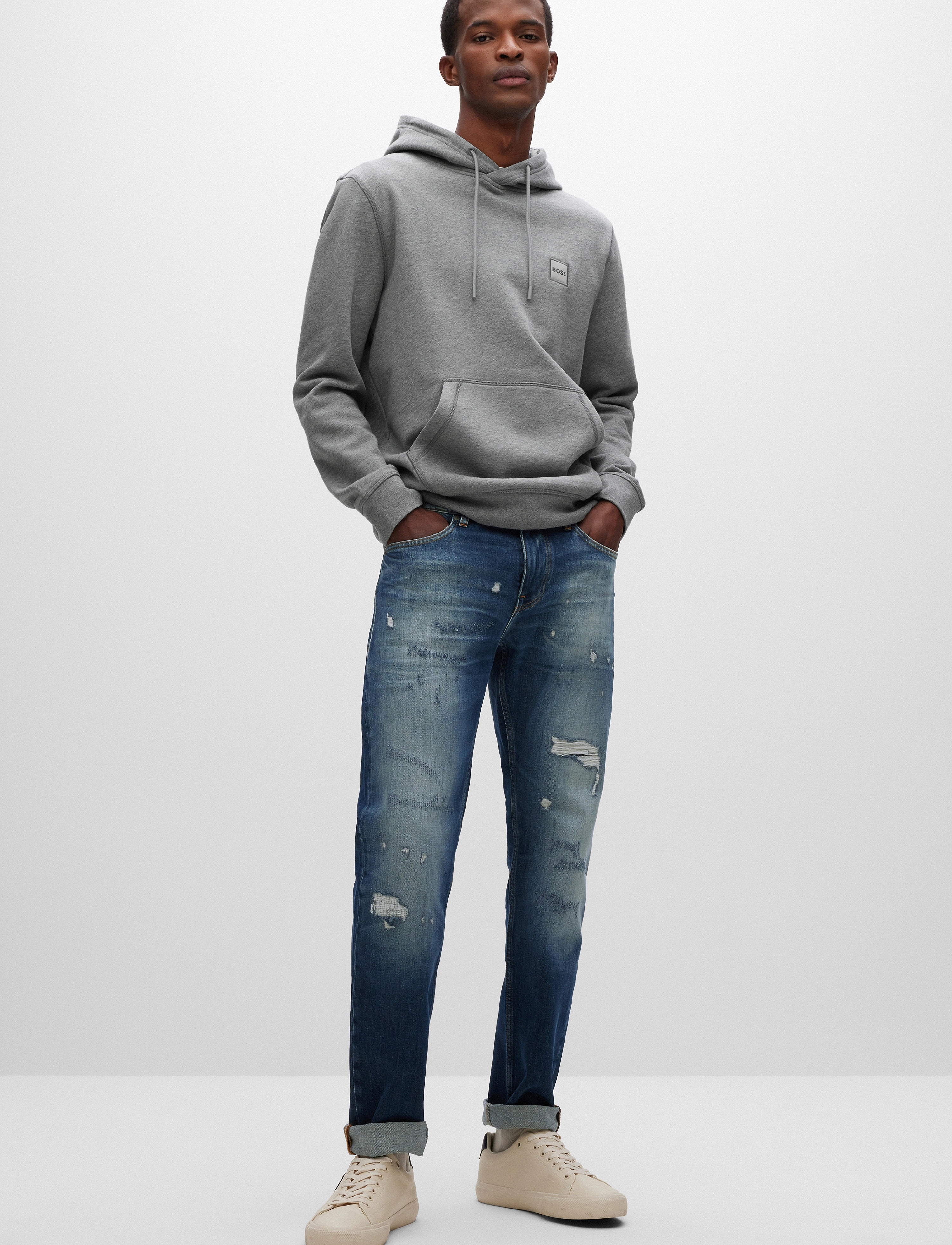 BOSS - Wetalk - light/pastel grey - 2