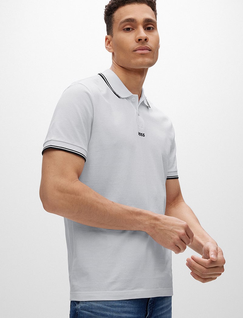 BOSS - PChup - short-sleeved polos - white - 0