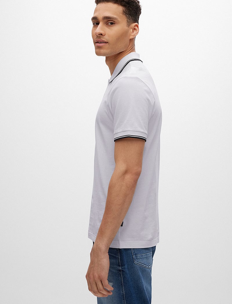 BOSS - PChup - short-sleeved polos - white - 2