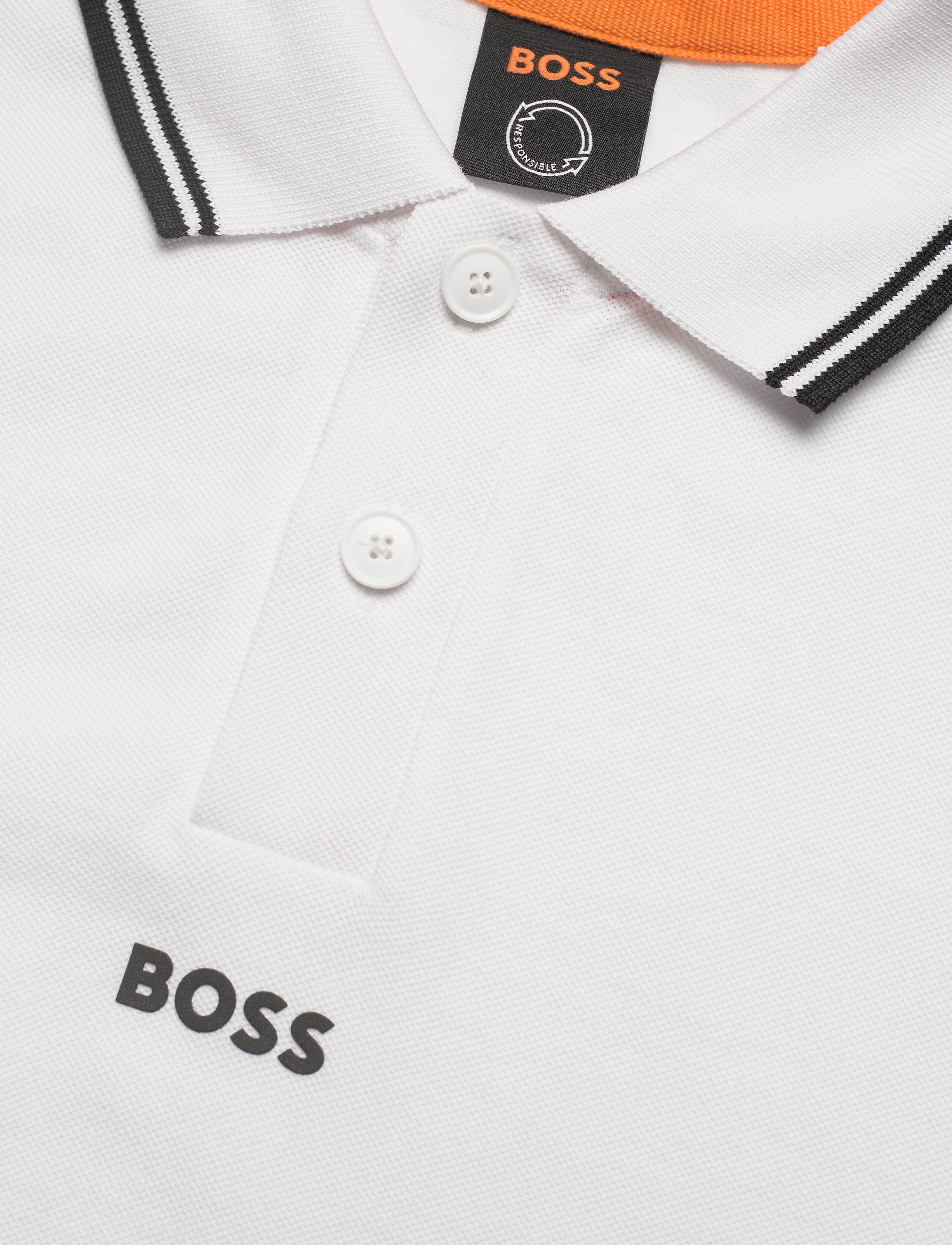 BOSS - PChup - lühikeste varrukatega polod - white - 3