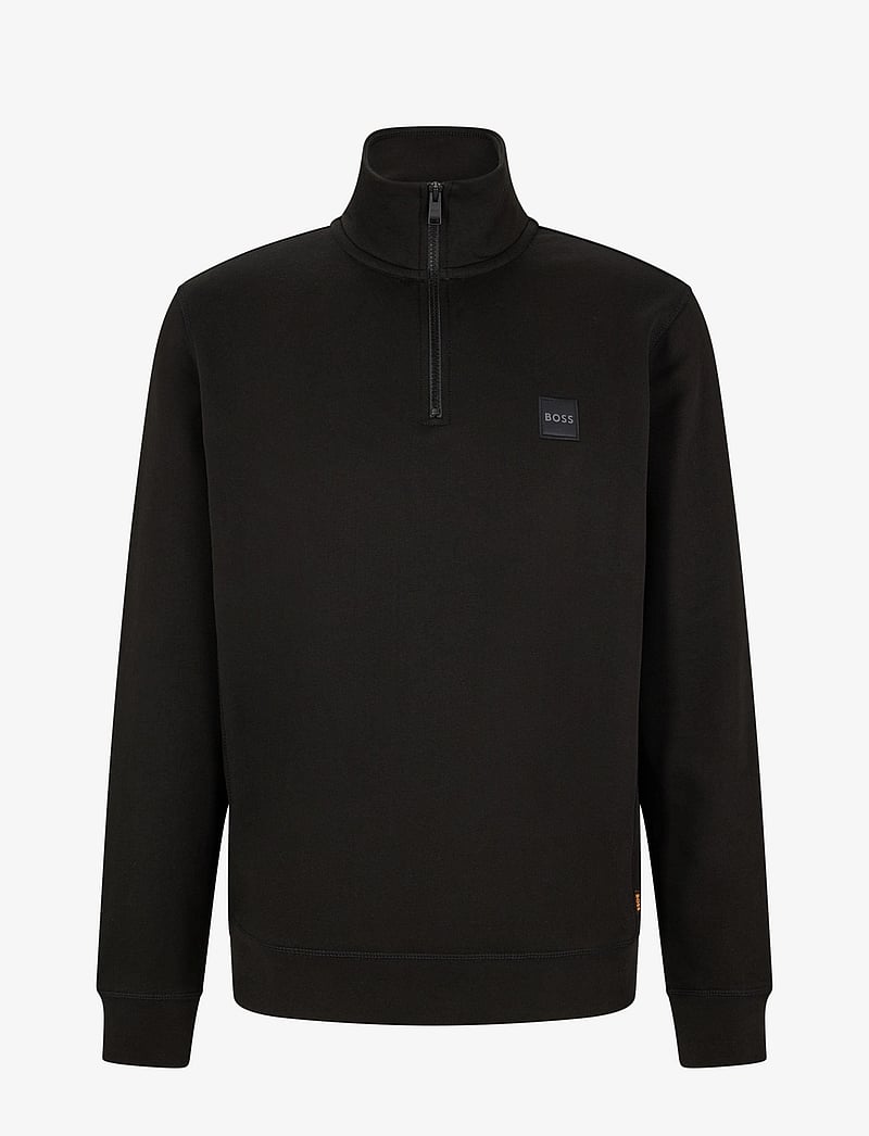 BOSS - Zetrust - tõmblukk-kaelusega džemprid - black - 1