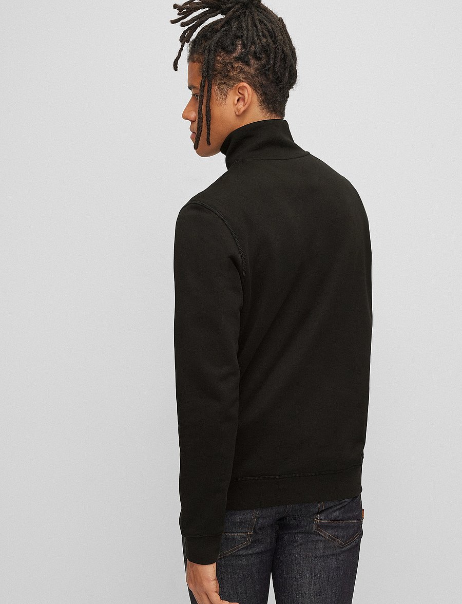 BOSS - Zetrust - pullover mit halbem reißverschluss - black - 5
