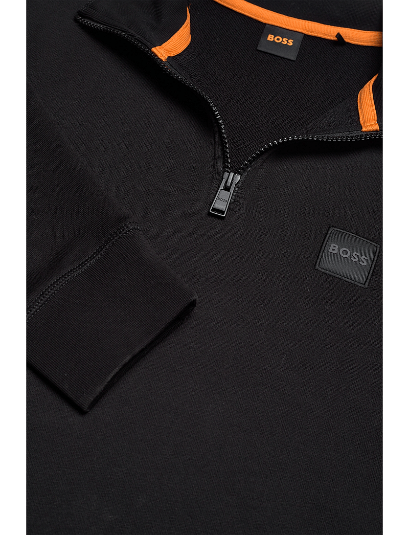 BOSS - Zetrust - tõmblukk-kaelusega džemprid - black - 3