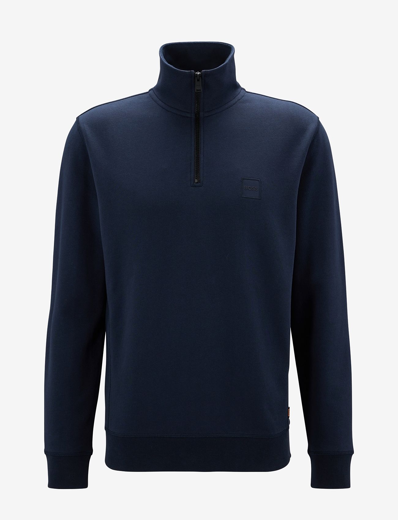 BOSS - Zetrust - halfzip strik - dark blue - 1