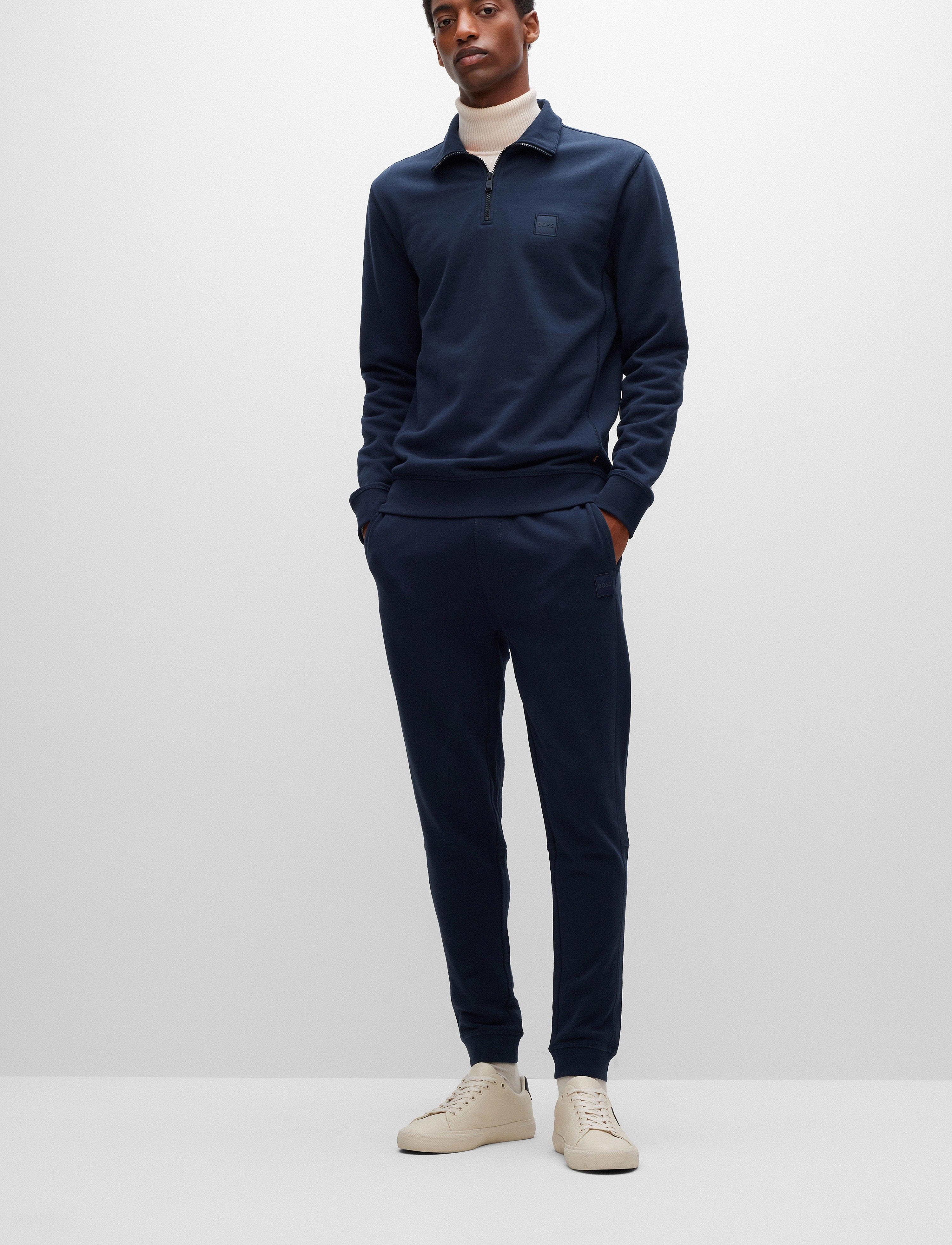 BOSS Zetrust - Sweatshirts - DARK BLUE / navy