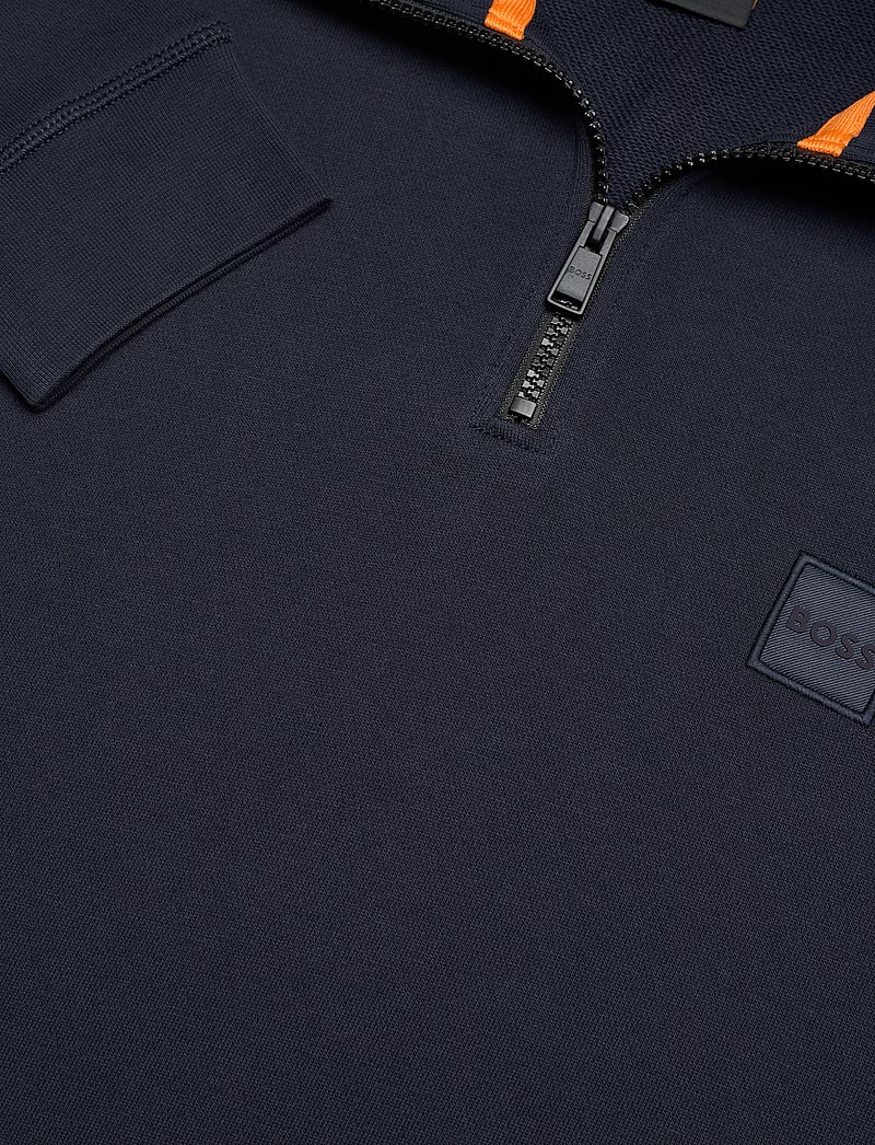BOSS - Zetrust - halfzip strik - dark blue - 5
