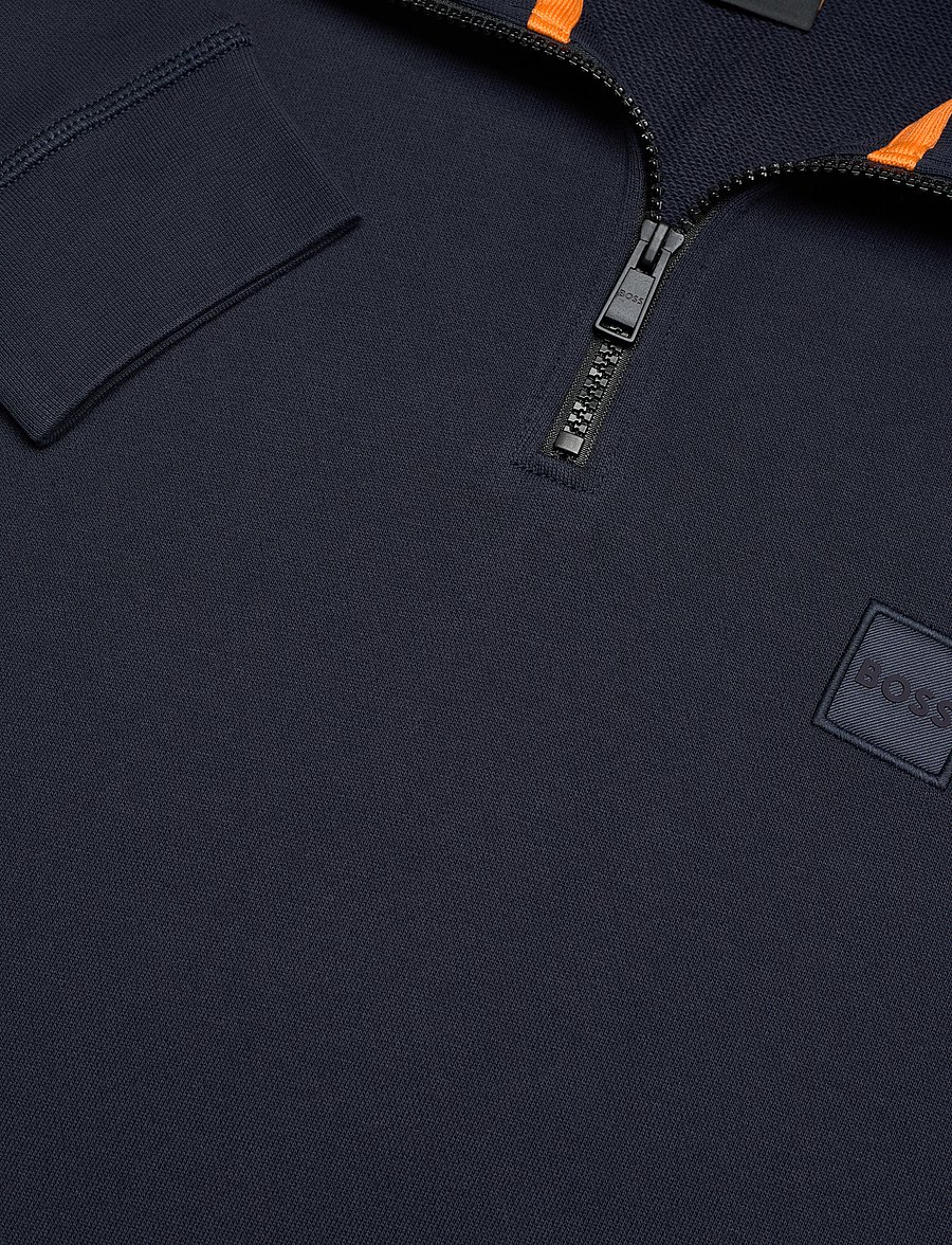 BOSS - Zetrust - pullover mit halbem reißverschluss - dark blue - 5