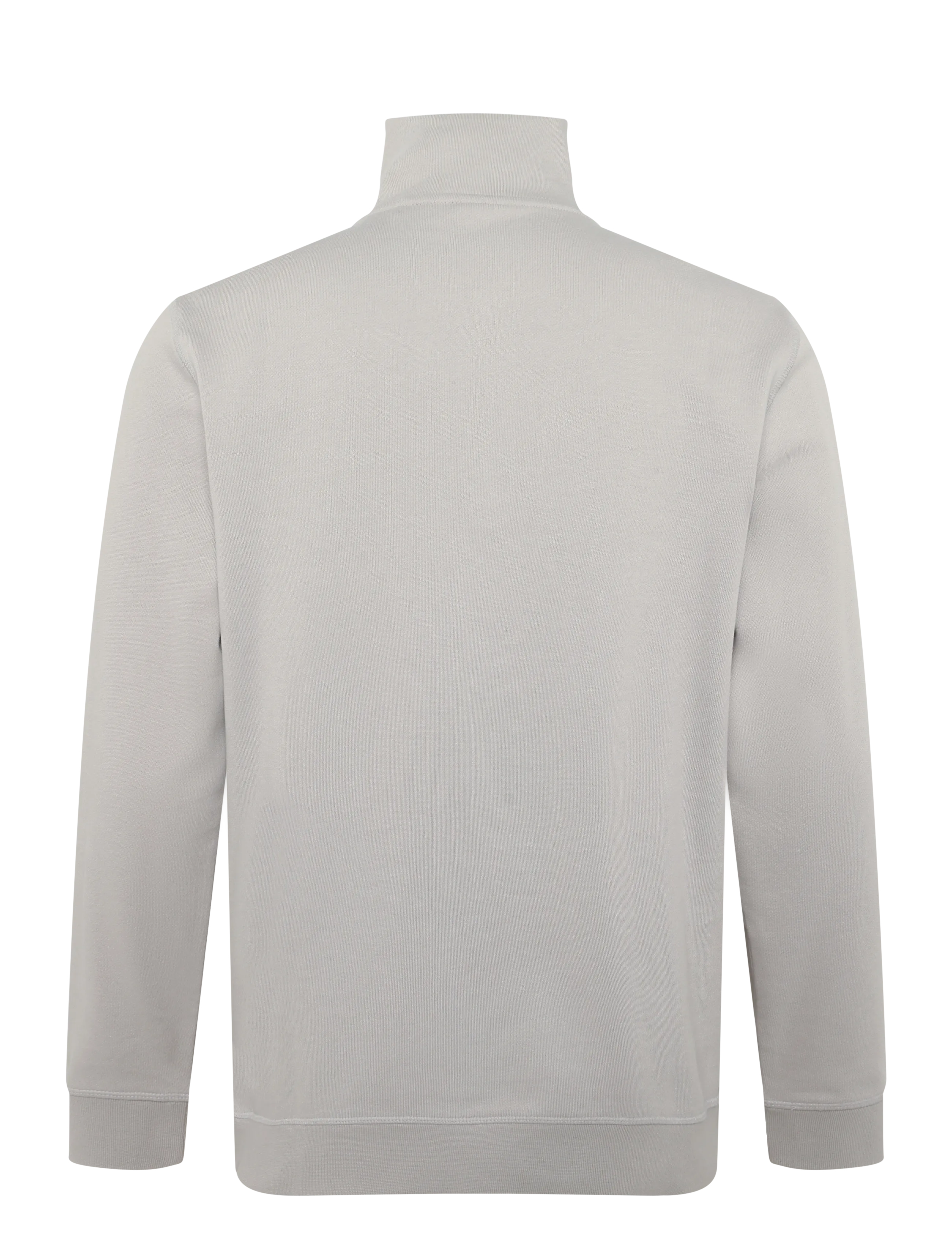 BOSS - Zetrust - halfzip strik - open grey - 1