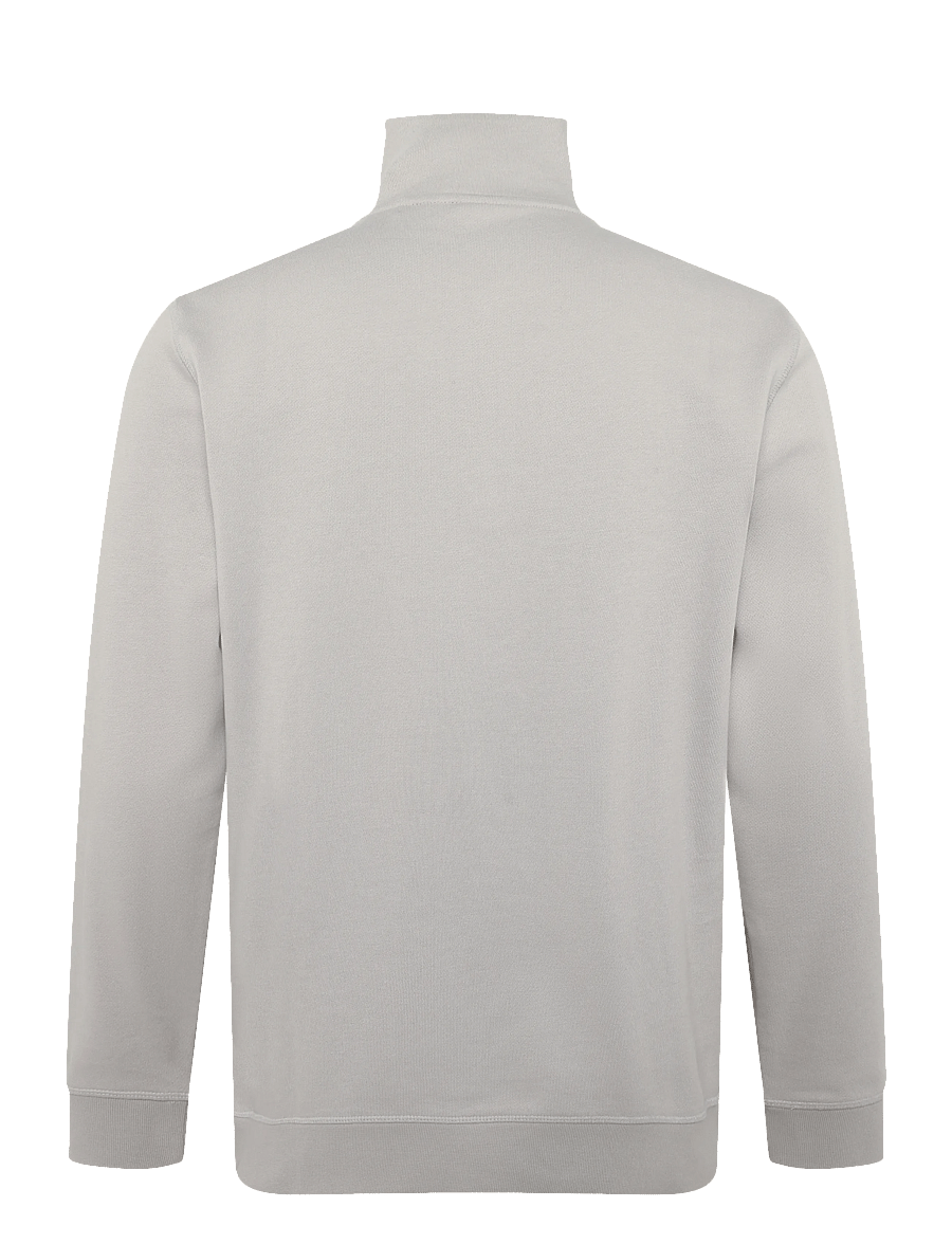 BOSS - Zetrust - halfzip strik - open grey - 1