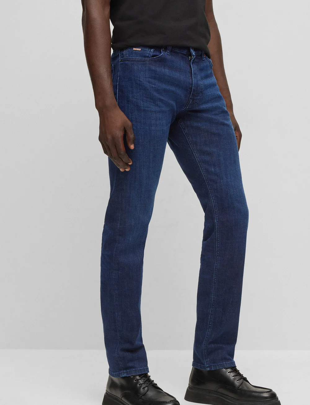 BOSS - Delaware BC-L-P - kitsad teksad - navy - 2