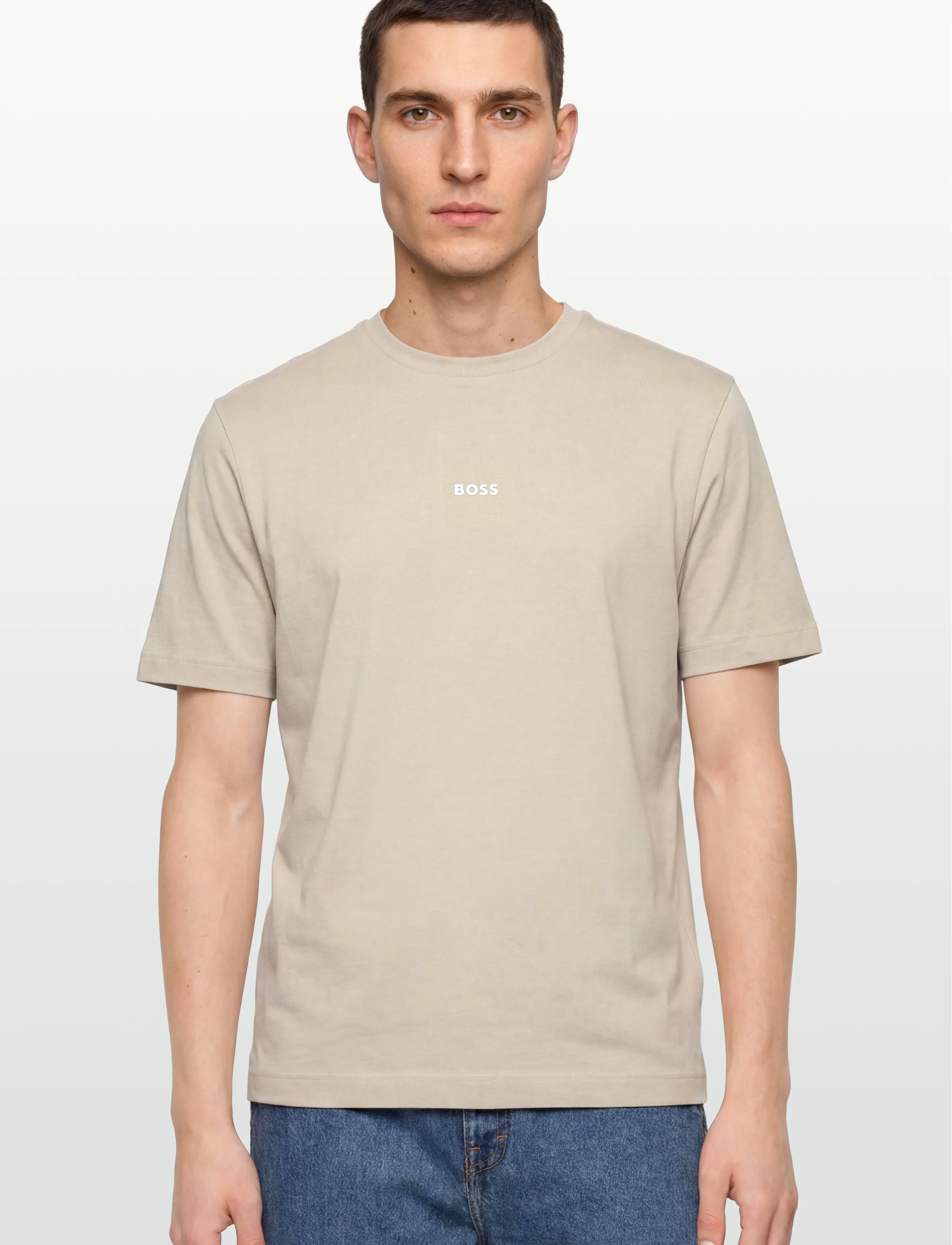 BOSS - TChup - t-shirts - light beige - 3