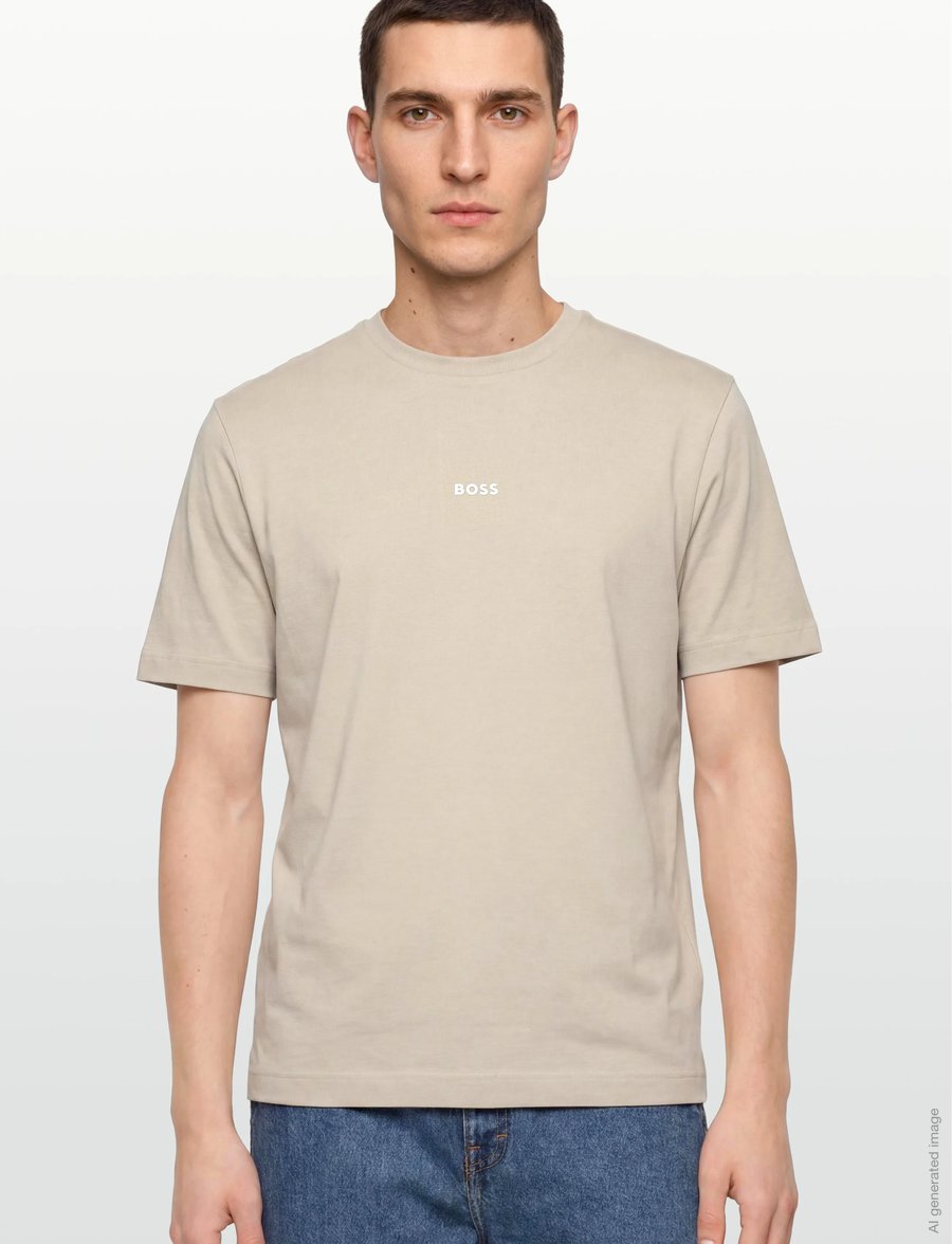 BOSS - TChup - oberteile & t-shirts - light beige - 3