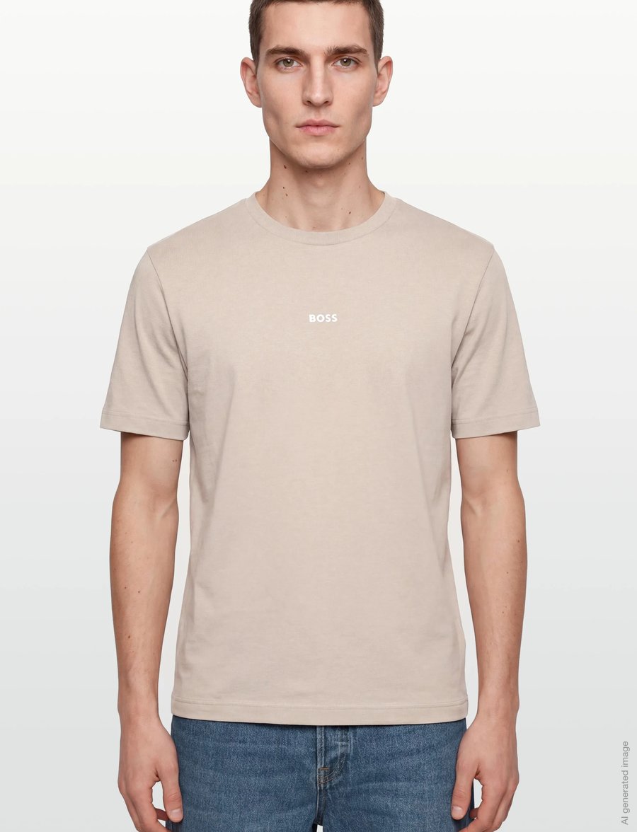 BOSS - TChup - oberteile & t-shirts - open grey - 3