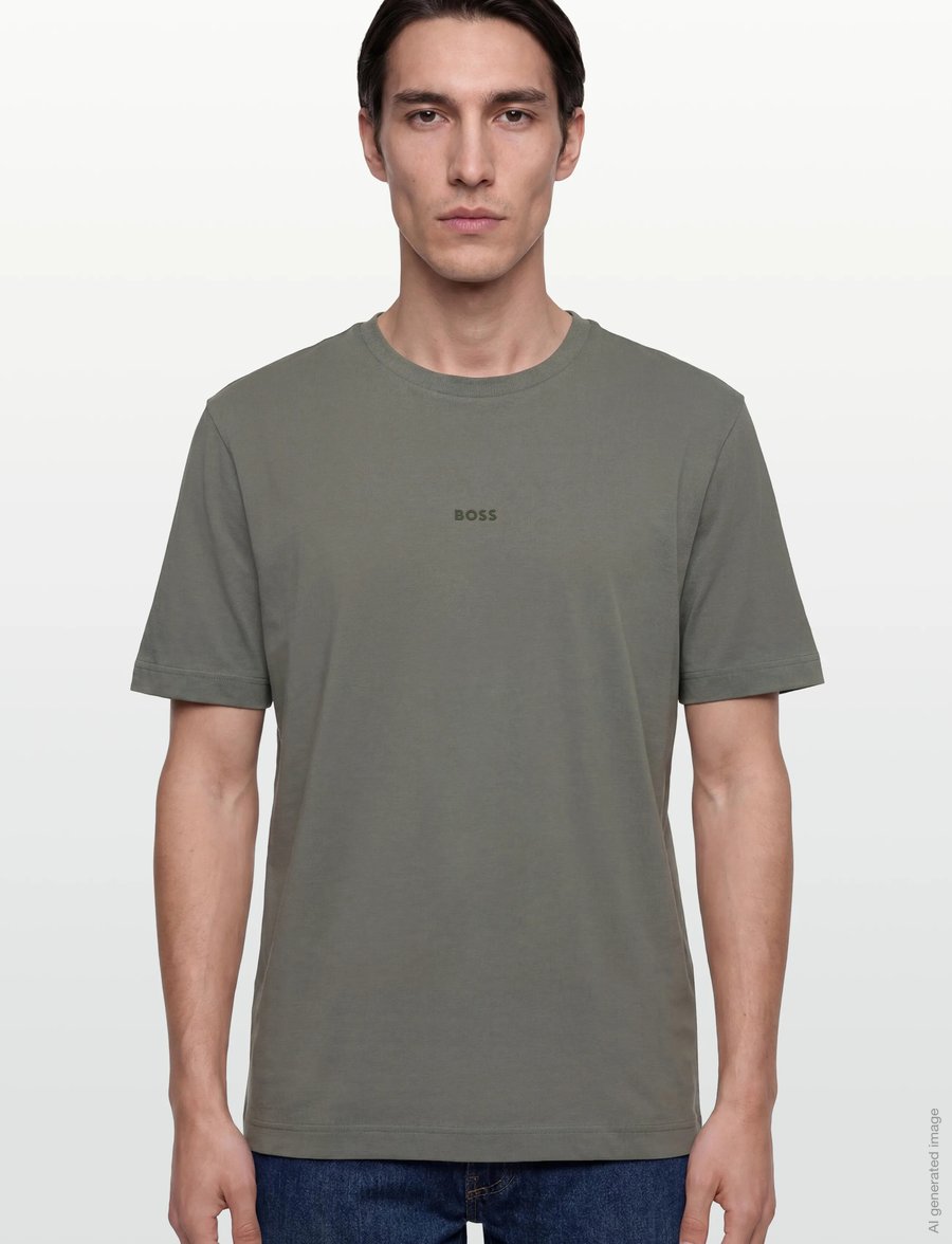 BOSS - TChup - oberteile & t-shirts - open grey - 3