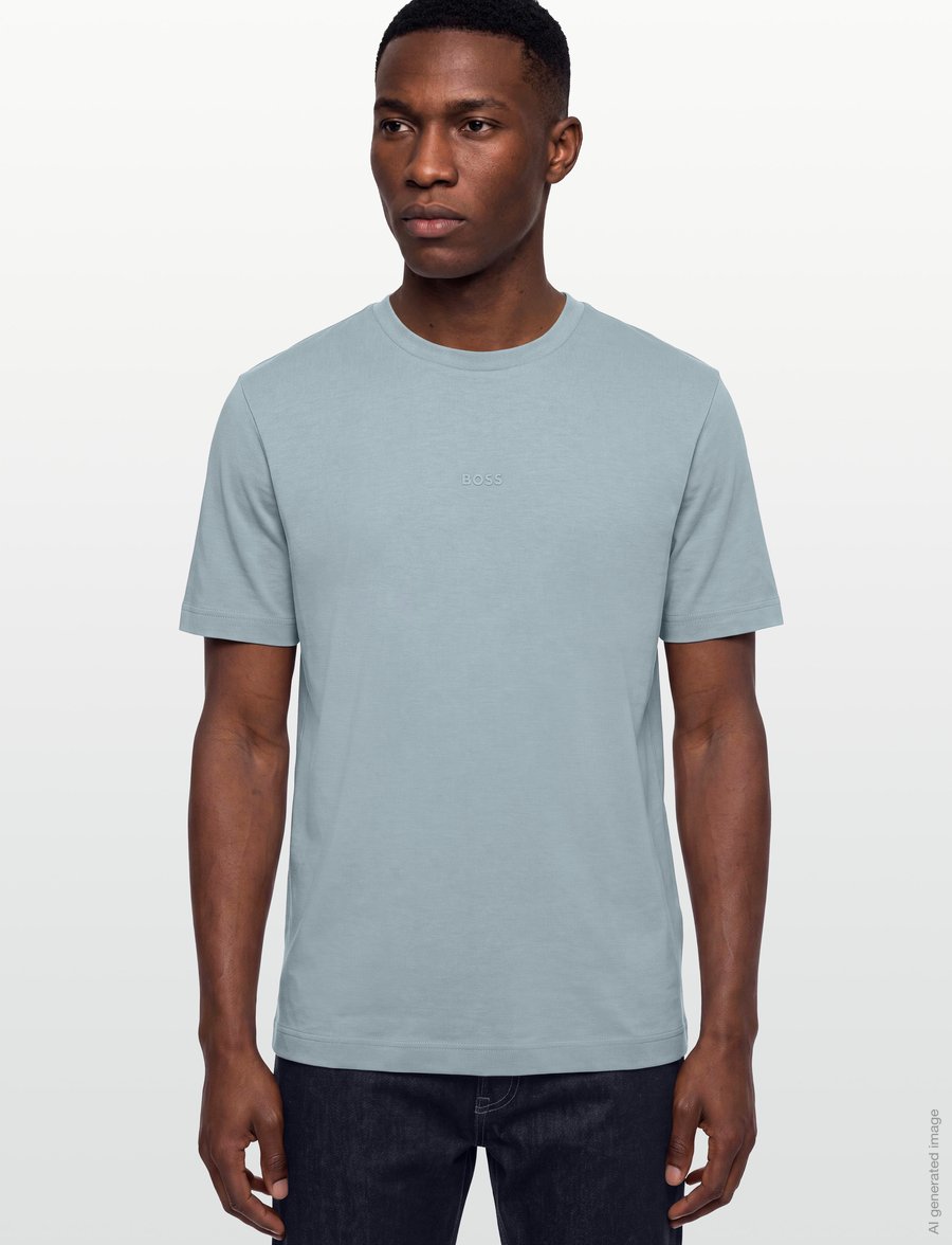 BOSS - TChup - oberteile & t-shirts - open grey - 3
