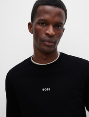 BOSS - TChark - langærmede t-shirts - black - 3