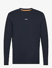 BOSS - TChark - long-sleeved t-shirts - dark blue - 1
