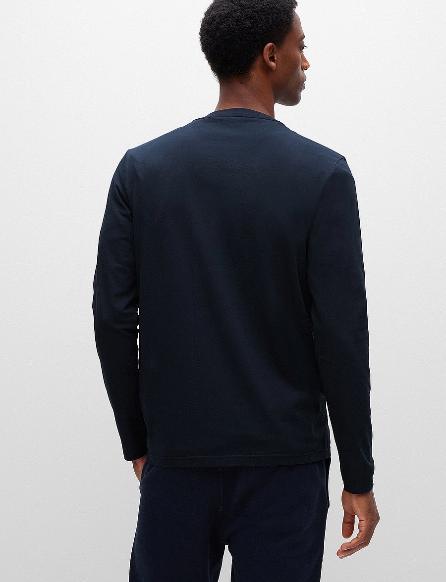 BOSS - TChark - pikkade varrukatega t-särgid - dark blue - 5