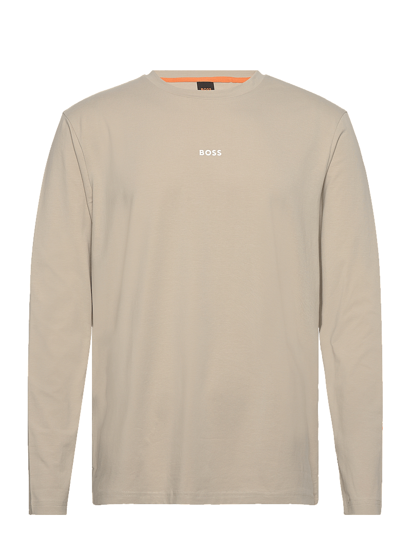 BOSS - TChark - långärmade t-shirts - light beige - 0