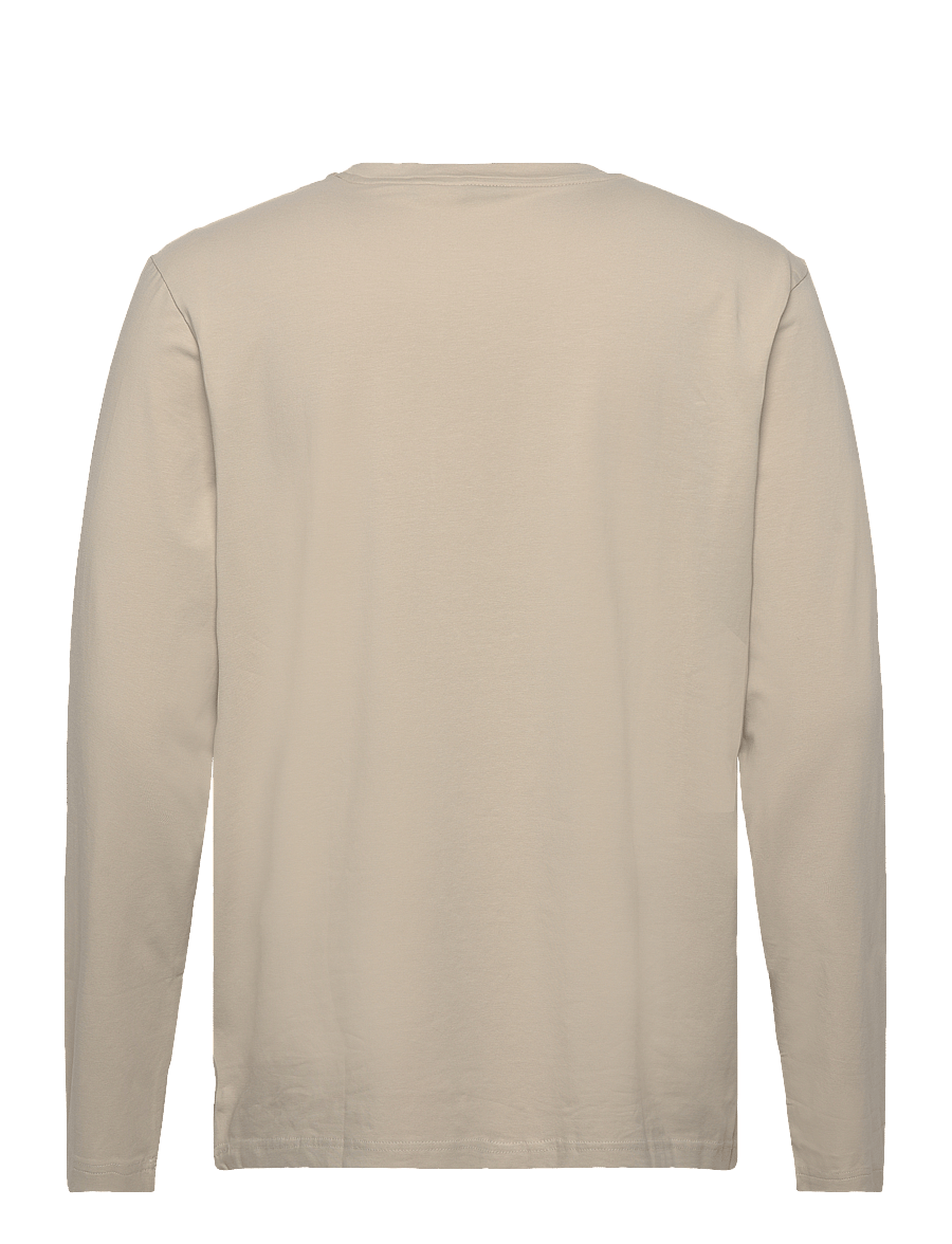 BOSS - TChark - long-sleeved t-shirts - light beige - 1