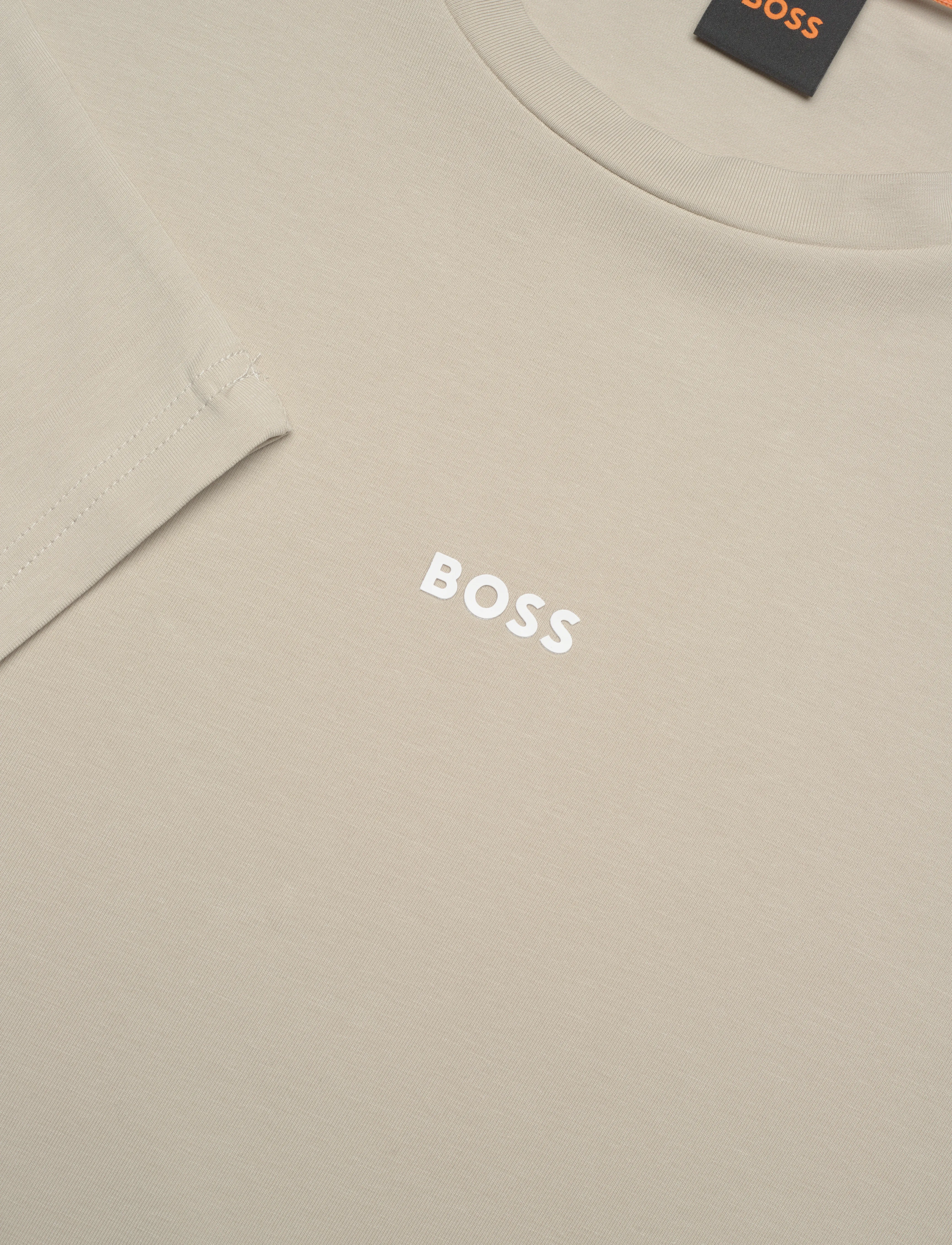 BOSS - TChark - long-sleeved t-shirts - light beige - 2