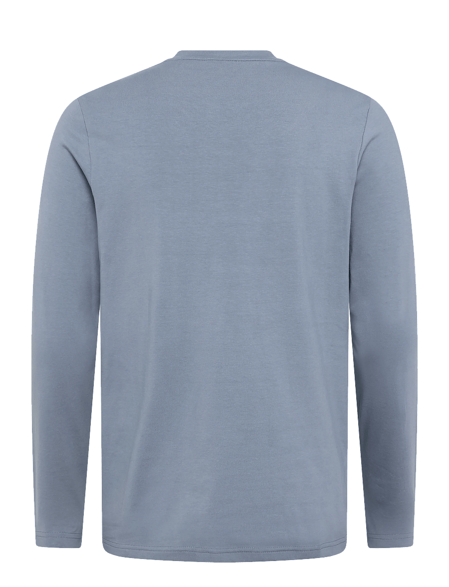 BOSS - TChark - langærmede t-shirts - medium blue - 1
