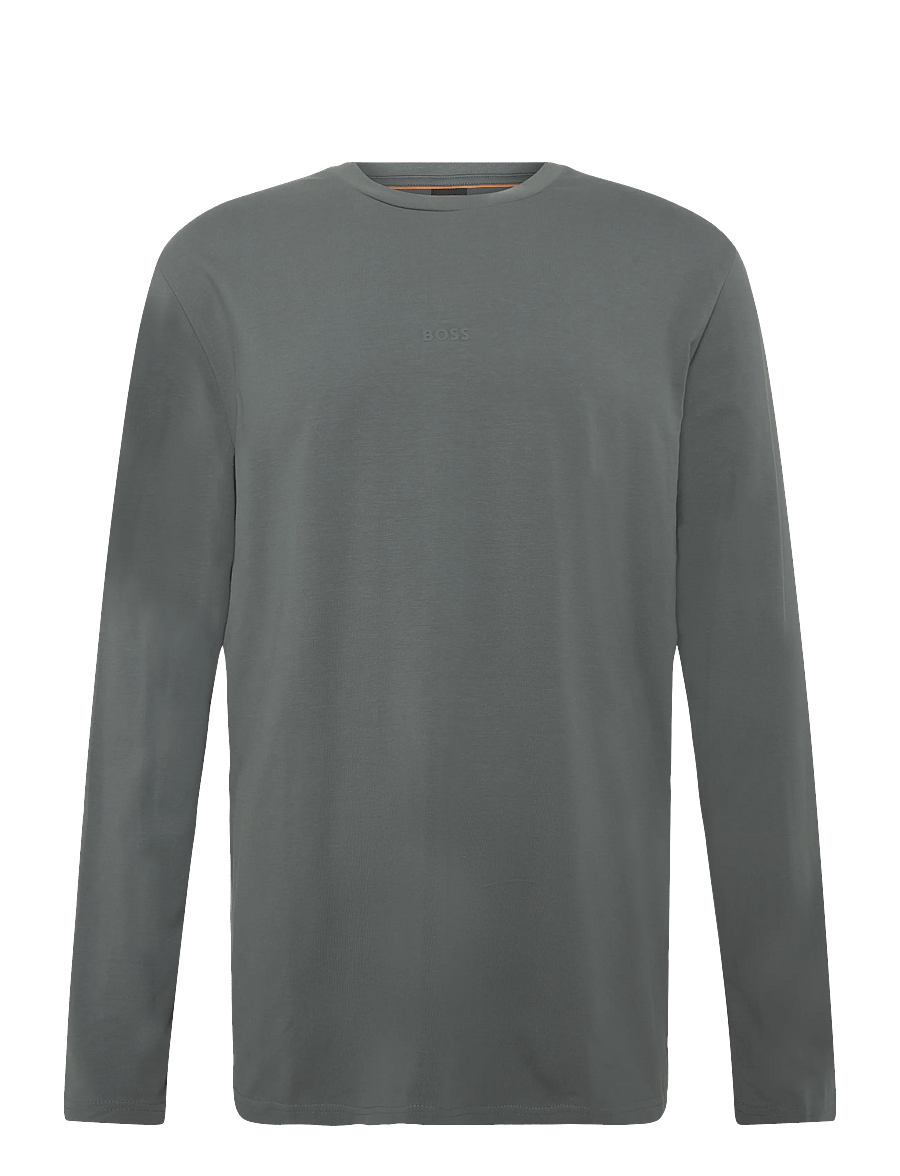 BOSS - TChark - long-sleeved t-shirts - open green - 0