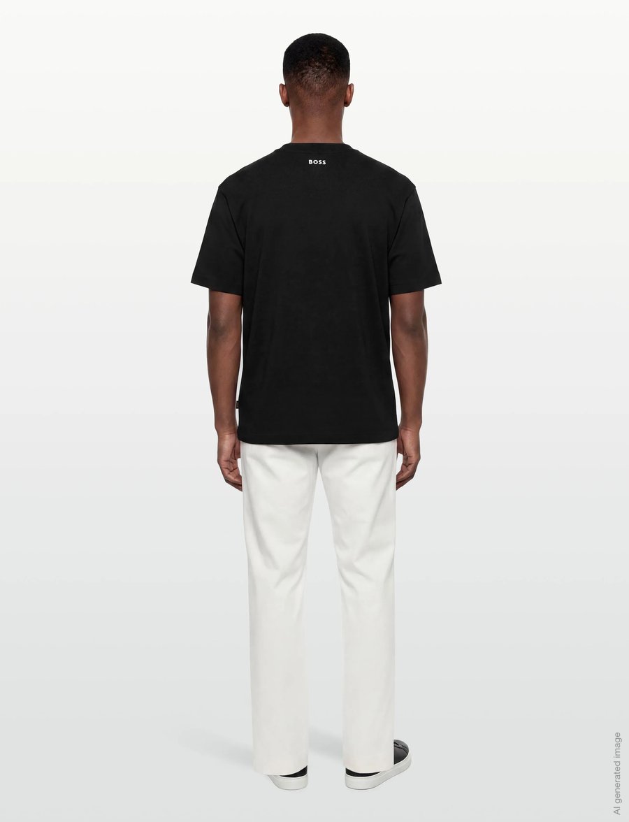 BOSS - TeeTimm - kurzärmelige t-shirts - black - 4