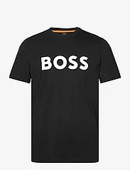 BOSS - Thinking 1 - kortärmade t-shirts - black - 0