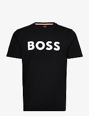 BOSS - Thinking 1 - kortärmade t-shirts - black - 0