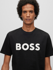 BOSS - Thinking 1 - short-sleeved t-shirts - black - 3
