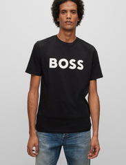 BOSS - Thinking 1 - short-sleeved t-shirts - black - 4