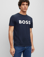 BOSS - Thinking 1 - short-sleeved t-shirts - dark blue - 3