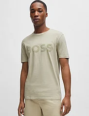 BOSS - Thinking 1 - short-sleeved t-shirts - light beige - 1