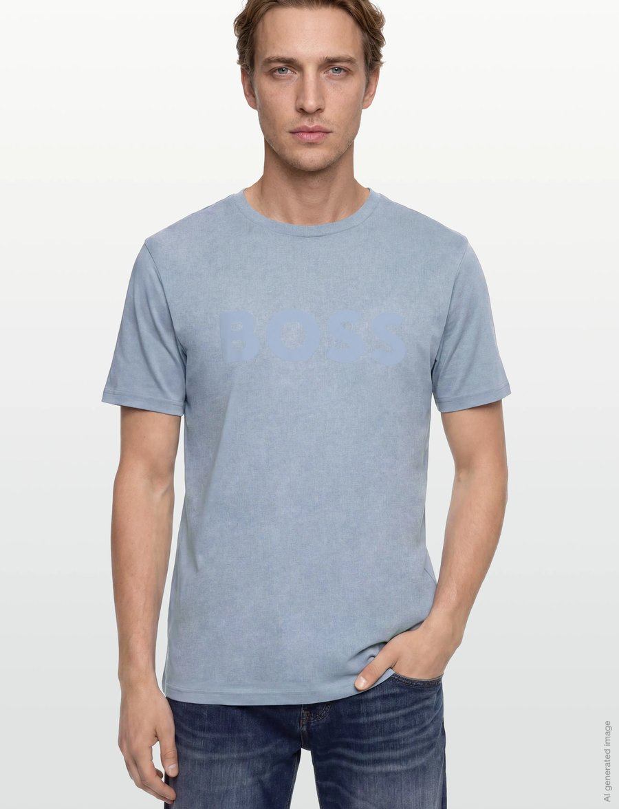 BOSS - Thinking 1 - kurzärmelig - light/pastel blue - 3