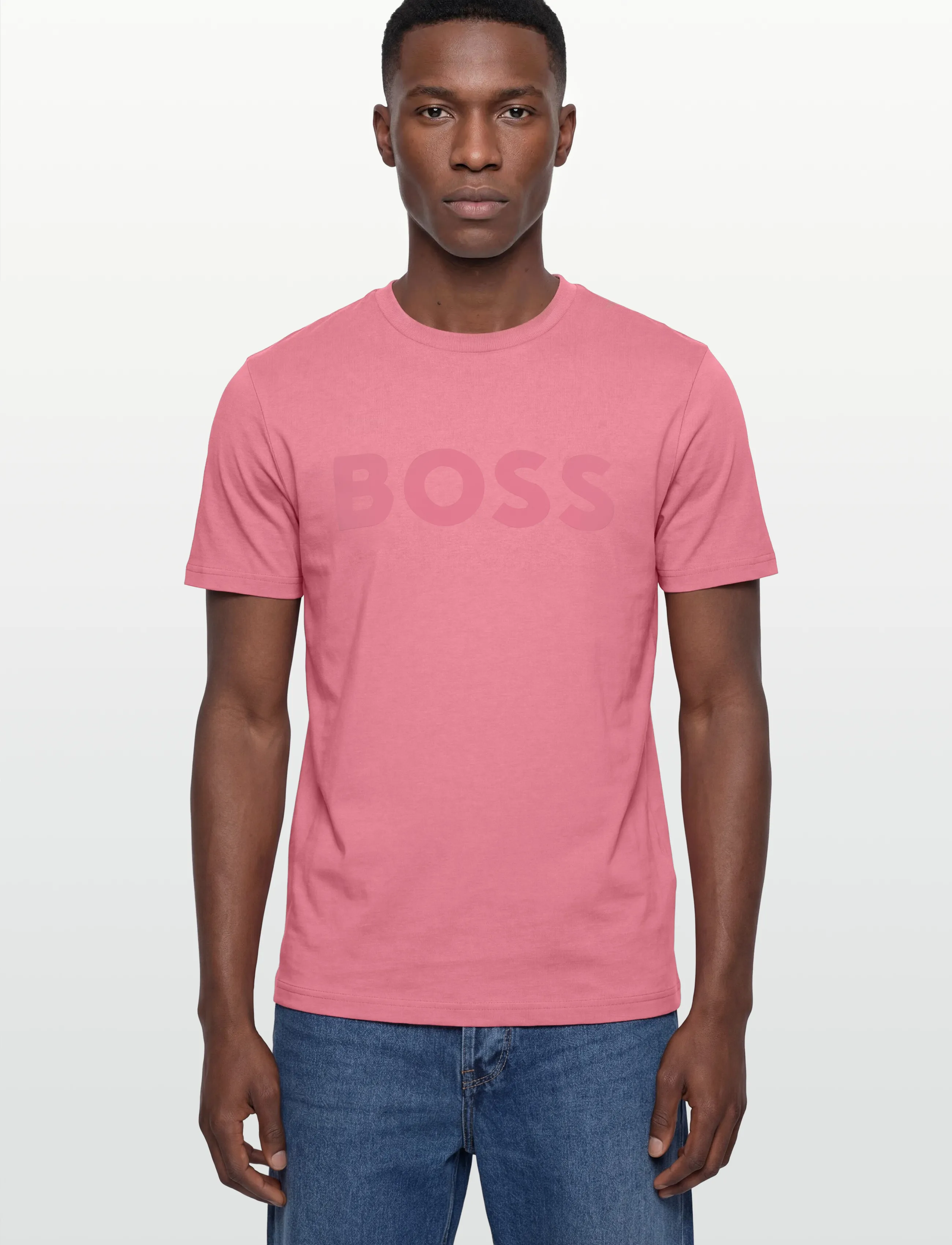 BOSS - Thinking 1 - kurzärmelig - light/pastel red - 3