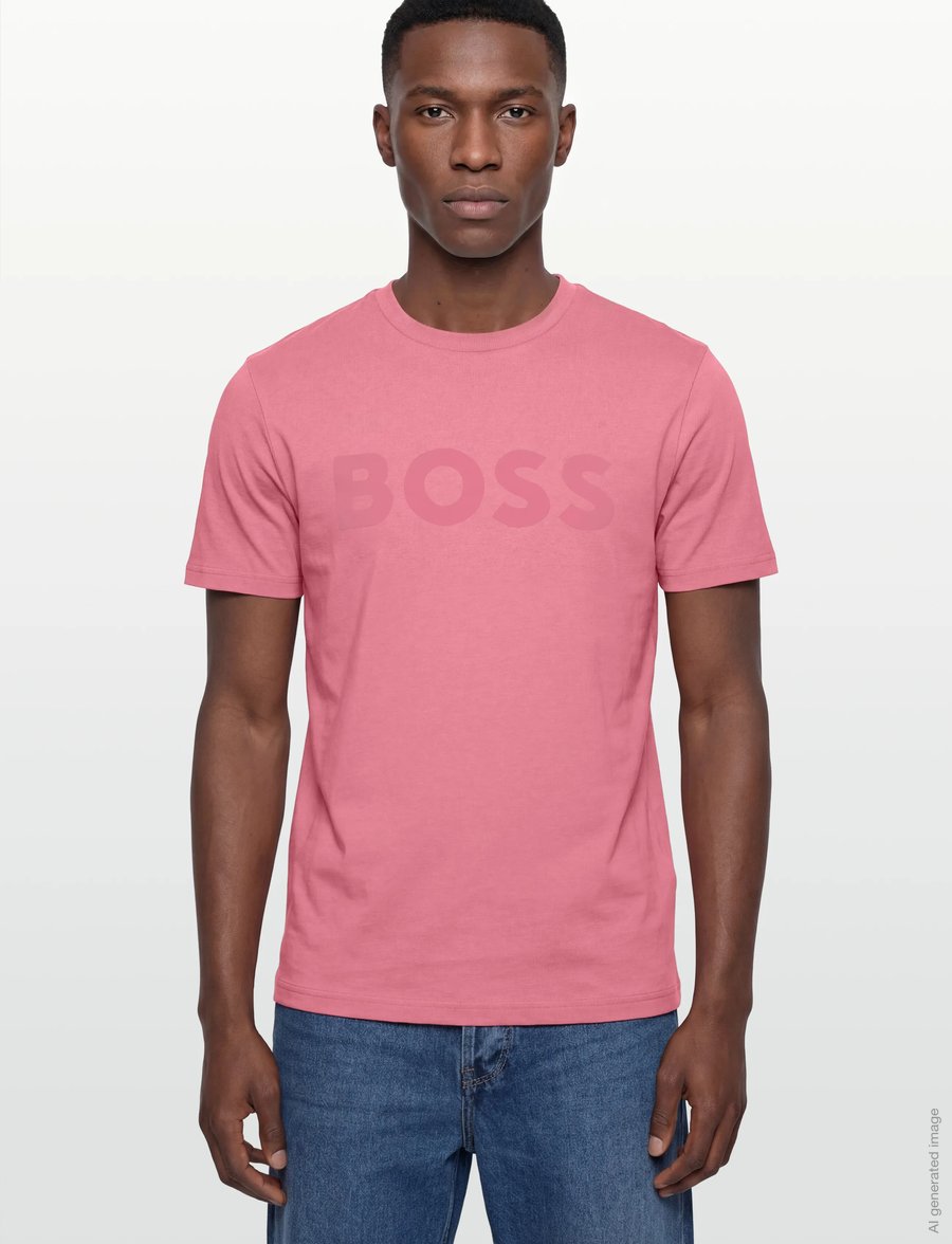BOSS - Thinking 1 - kurzärmelig - light/pastel red - 3