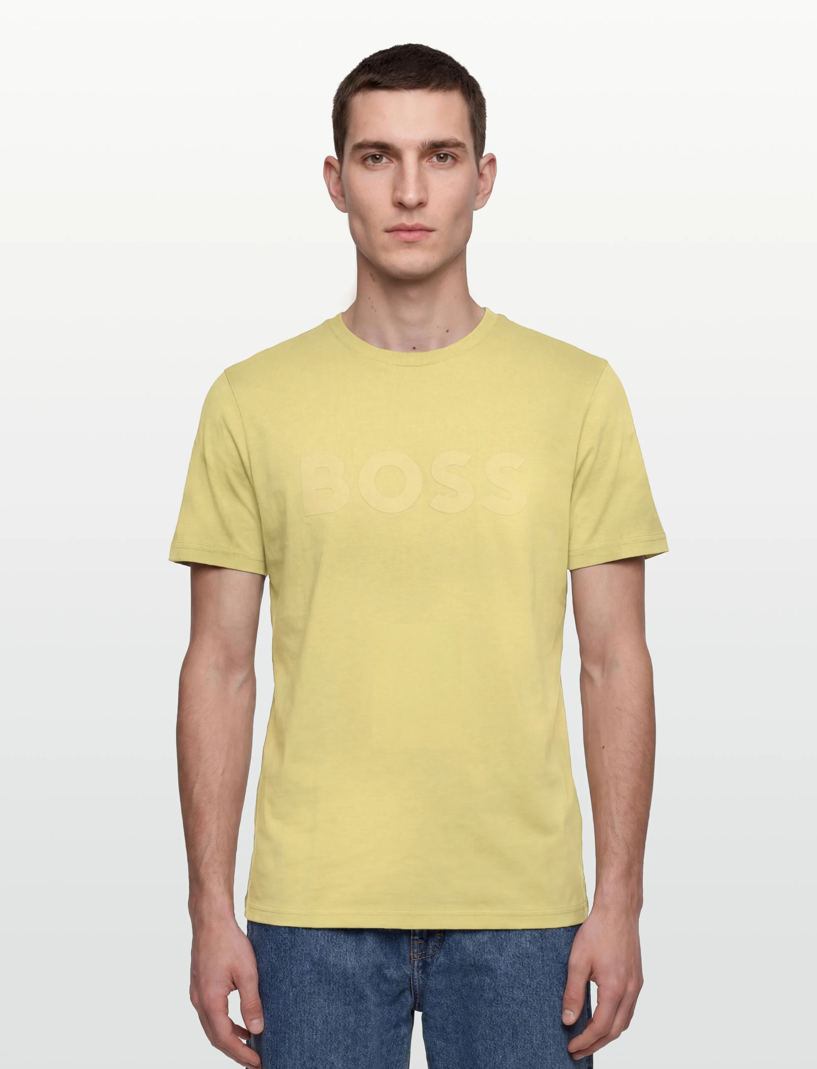 BOSS - Thinking 1 - kortærmede t-shirts - medium beige - 3