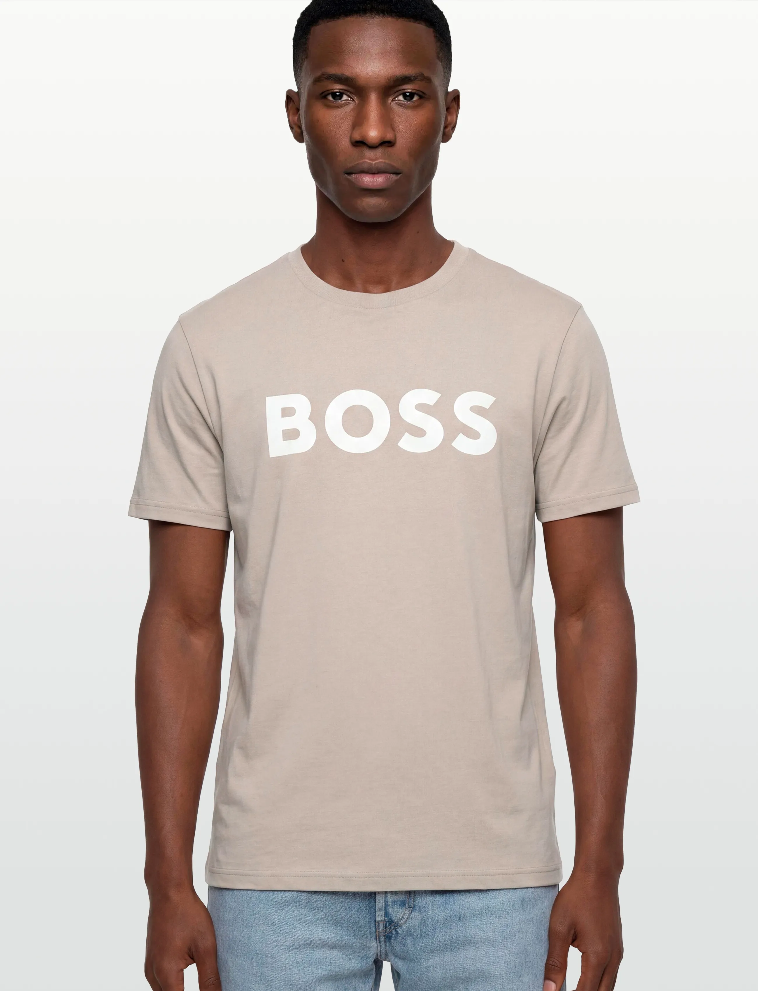 BOSS - Thinking 1 - marškinėliai trumpomis rankovėmis - open grey - 3