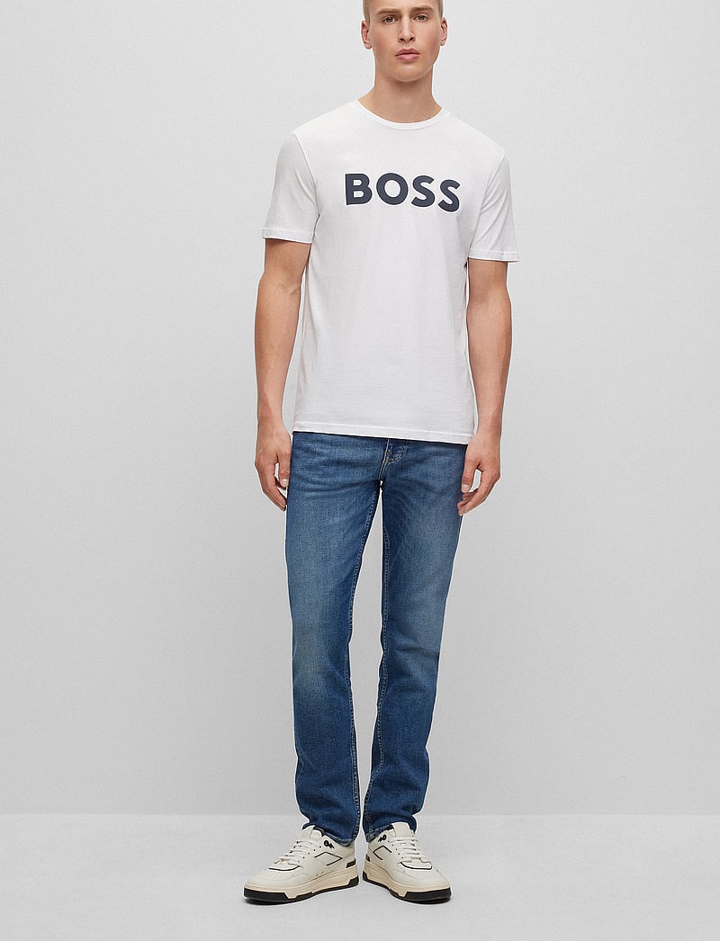 BOSS - Thinking 1 - kortærmede t-shirts - white - 0