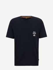 BOSS - TeeVibes - kortærmede t-shirts - dark blue - 0
